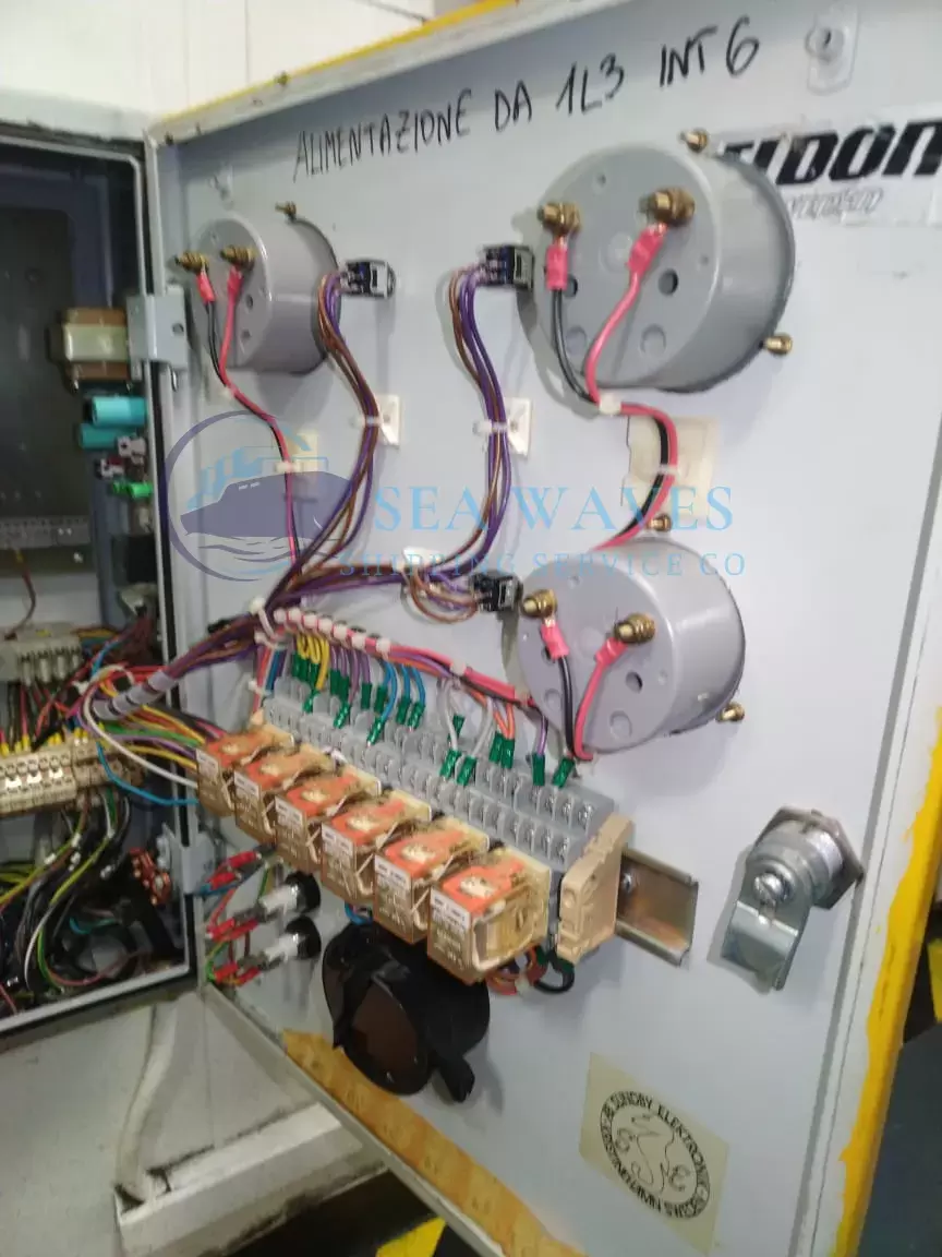 Electric work - Replace main generator panels AT MV PACIFIC NL
